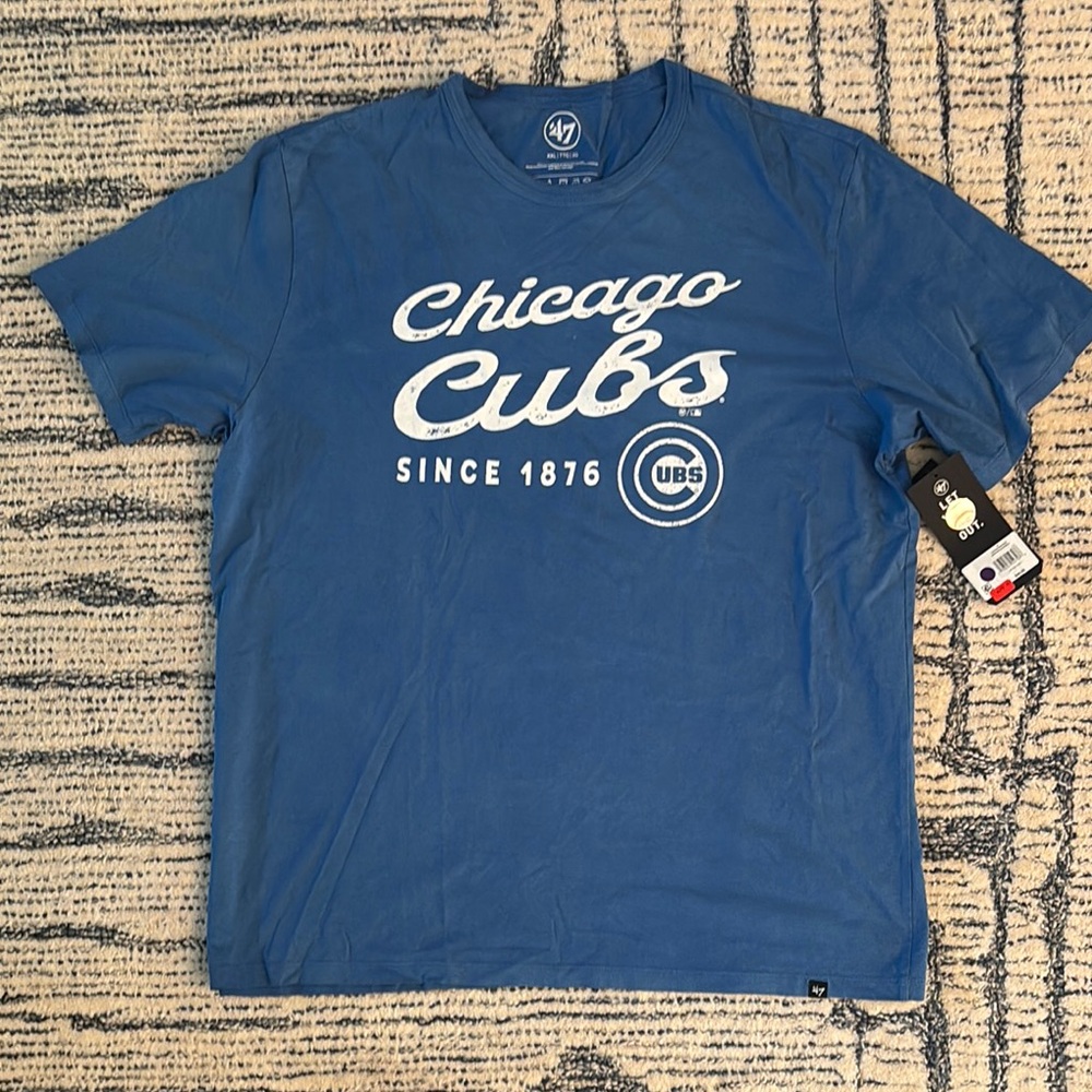 47 Blue Chicago Cubs Short Sleeve Tee